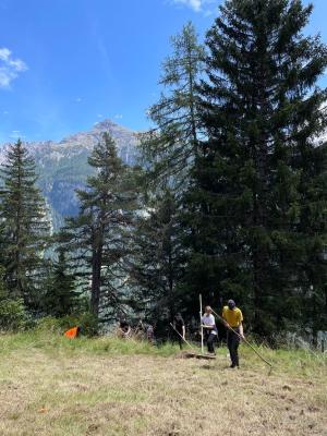 Volunteers at work Photo
