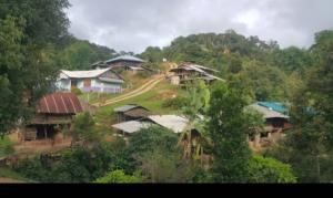 The monastery is situated at the top of the hill Photo